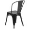 Emma and Oliver Commercial Grade 4 Pack Metal Indoor-Outdoor Stackable Chair
